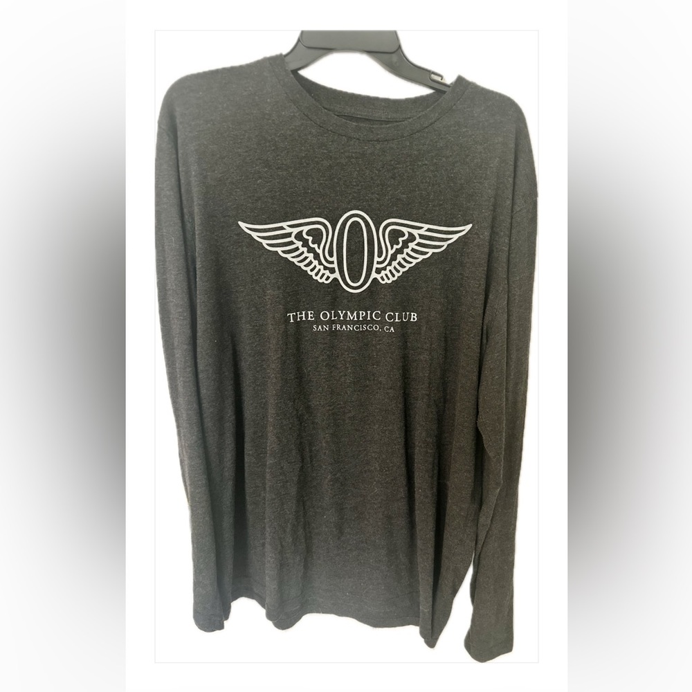 Black Long-Sleeve Crewneck Shirt